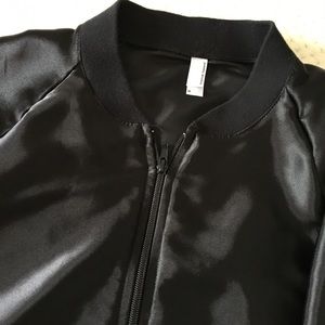 American Apparel Silky Bomber Jacket